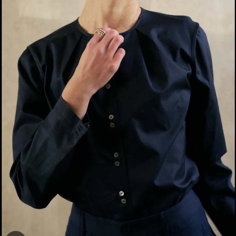 Lunch at Quo Vadis Shirt Navy